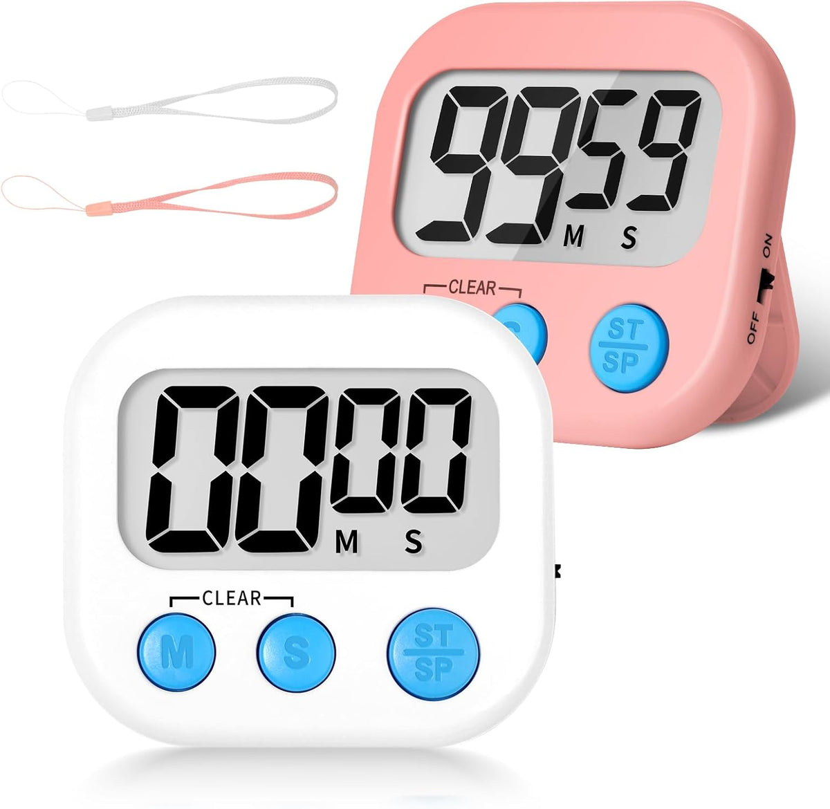 ZILLEEN Classroom Timer for Kids Teachers 2 Pack Digital Timers