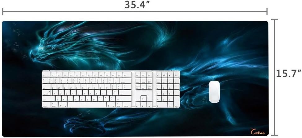 XXL Professional Large Mouse Pad & Computer Game Mouse Mat (35.4x15.7x0.1IN, Map) (90 * 40 Map)