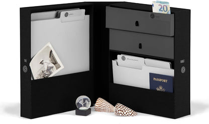 Savor | All-in-One Desk Organizer | Blue – Keep Desk, Office, and Home Organized All-in-One Storage System for Important Files, Documents, Stationery, and Office Supplies