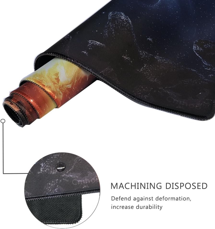 XXL Professional Large Mouse Pad & Computer Game Mouse Mat (35.4x15.7x0.1IN, Map) (90 * 40 Map)