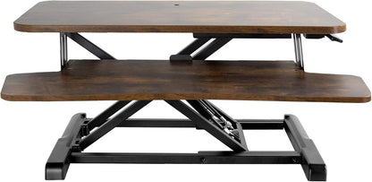 Black 32 in Standing Desk Converter, DESK-V000K