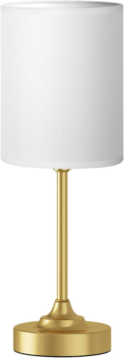 Dicoool Bedside Table Lamp for Bedroom - Small Desk Lamp with USB Ports