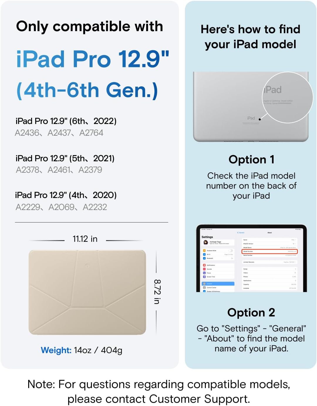 MOFT Dynamic Folio Tablet Stand for Desk Compatible with iPad mini A17 Pro 2024 & iPad mini 6th A15 2021, Slim Magnetic Tablet Holder Case with 20+ Viewing Angles, Beach White x Terracotta