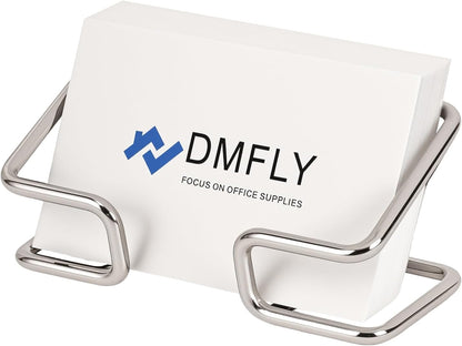 Metal Business Card Holder for Desk, Cute Card Display Stand, Compatible with Various Countertops, Gold