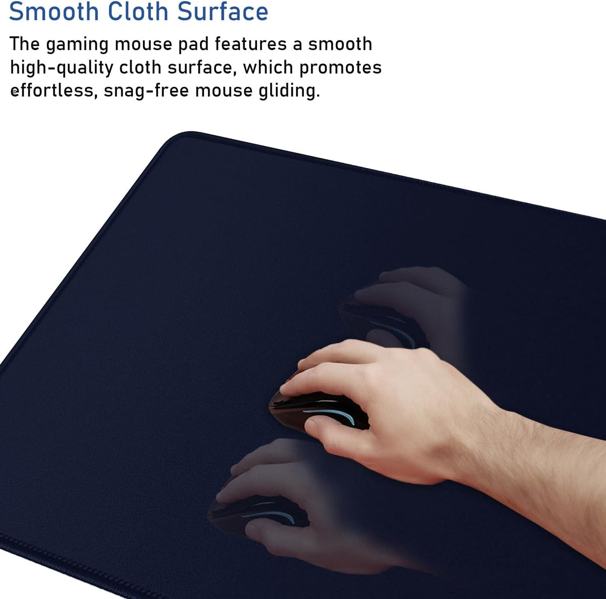 Large Extended Gaming Mouse Pad with Stitched Edges (31.5X15.7In) Mousepad