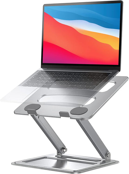 LORYERGO Adjustable Laptop Stand, Portable for 17.3inch Laptops, Holds Up to 17.6lbs, Ergonomic Posture & Heat Dissipation