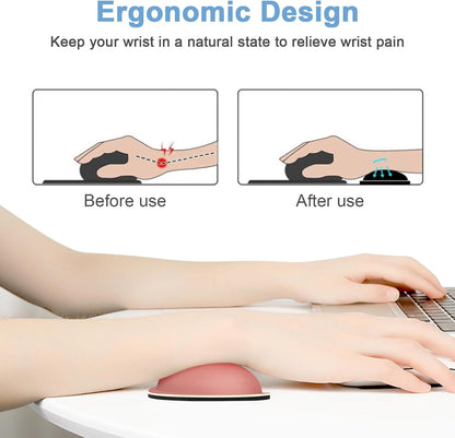 Dapesuom Enlarge Keyboard Wrist Rest, Cute Memory Foam Keyboard Wrist Cushion for Computer Desk Mats Support, Typing Pain Relief Ergonomic Mouse Pad Rests with Non-Slip Base for Gaming, Laptop, Purple