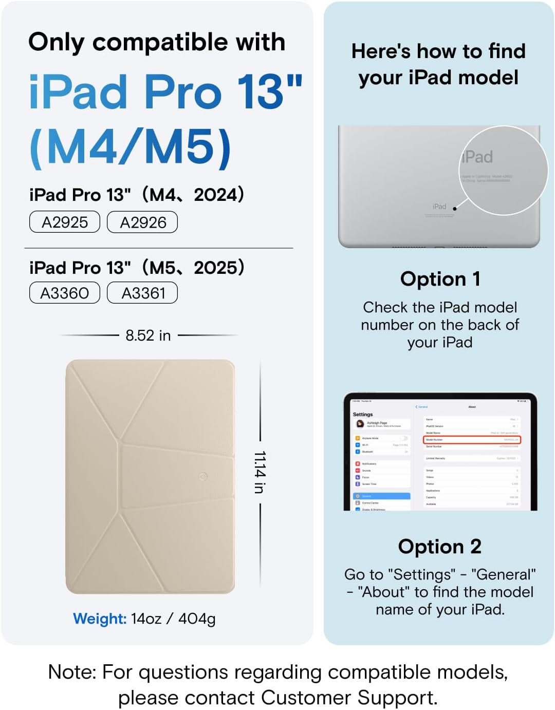MOFT Dynamic Folio Tablet Stand for Desk Compatible with iPad mini A17 Pro 2024 & iPad mini 6th A15 2021, Slim Magnetic Tablet Holder Case with 20+ Viewing Angles, Beach White x Terracotta