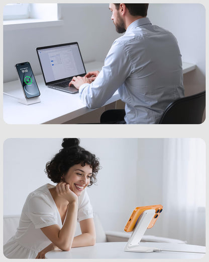 Wireless Magnetic Charger Stand for iPhone and Samsung