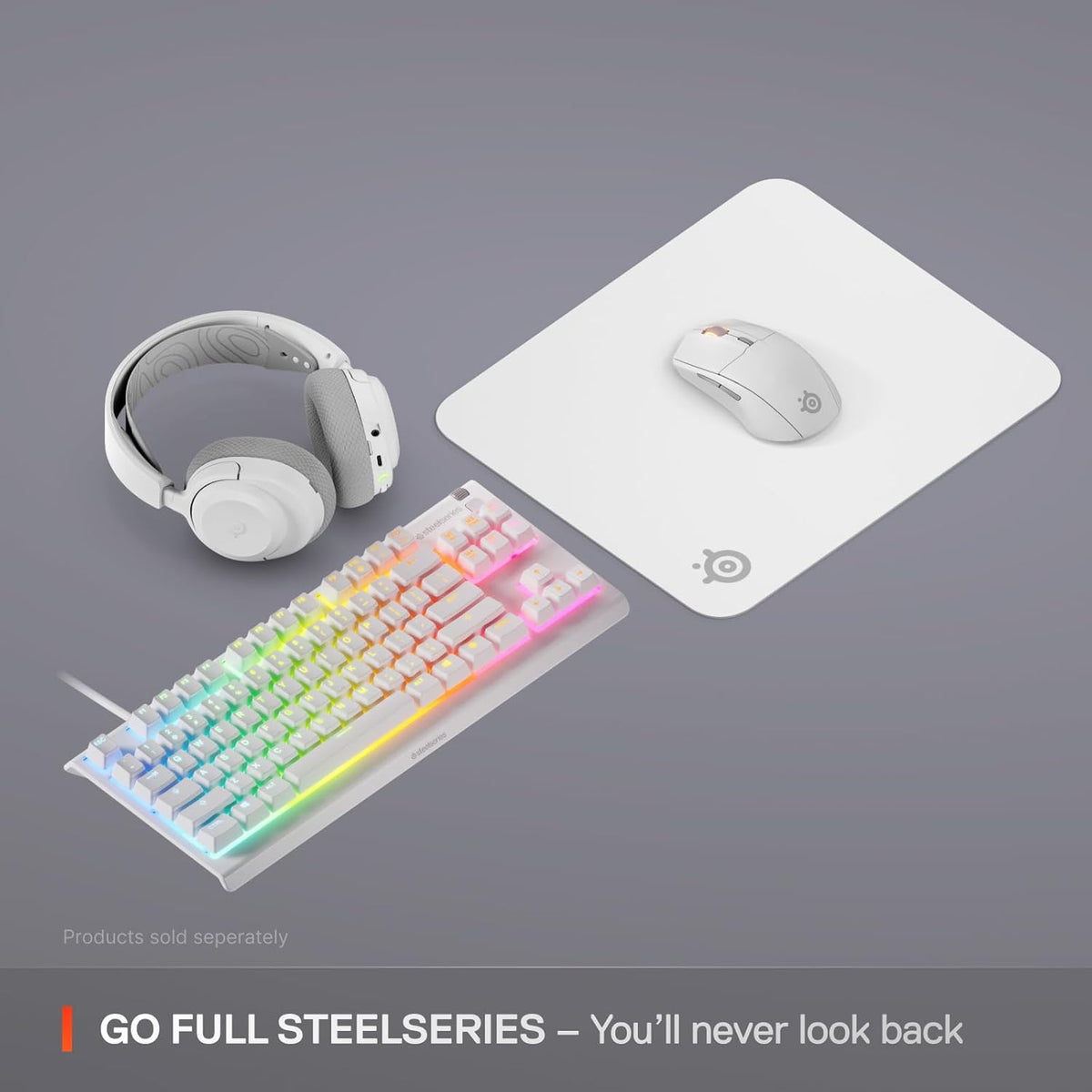 QcK Gaming Mouse Pad - XXL Cloth - Peak Tracking and Stability - Esports Mousepad - Never-Slip - Full Desk Coverage