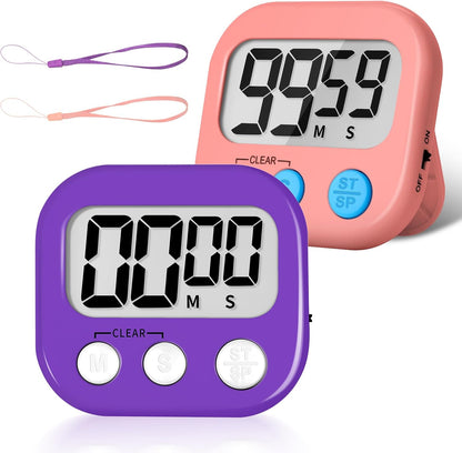 ZILLEEN Classroom Timer for Kids Teachers 2 Pack Digital Timers