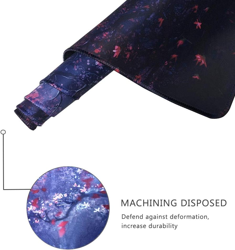 XXL Professional Large Mouse Pad & Computer Game Mouse Mat (35.4x15.7x0.1IN, Map) (90 * 40 Map)