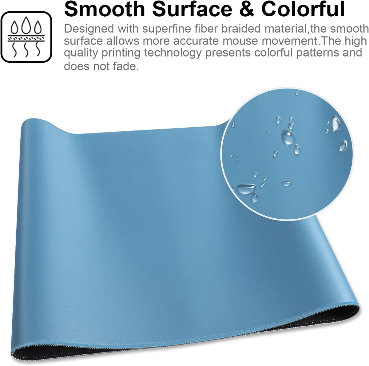XXL Professional Large Mouse Pad & Computer Game Mouse Mat (35.4x15.7x0.1IN, Map) (90 * 40 Map)