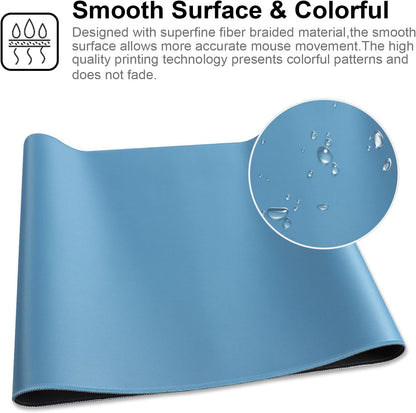 XXL Professional Large Mouse Pad & Computer Game Mouse Mat (35.4x15.7x0.1IN, Map) (90 * 40 Map)
