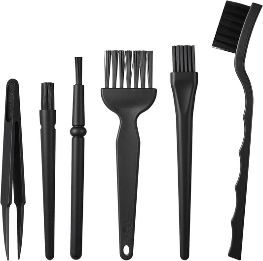 Keyboard Brush Anti Static Brush 6PCS Mini Keyboard Cleaning Brushes Kit Electronic Dust Cleaning Brushes for Computer Motherboard Camera Small Space Remover for Mechanical Keyboards