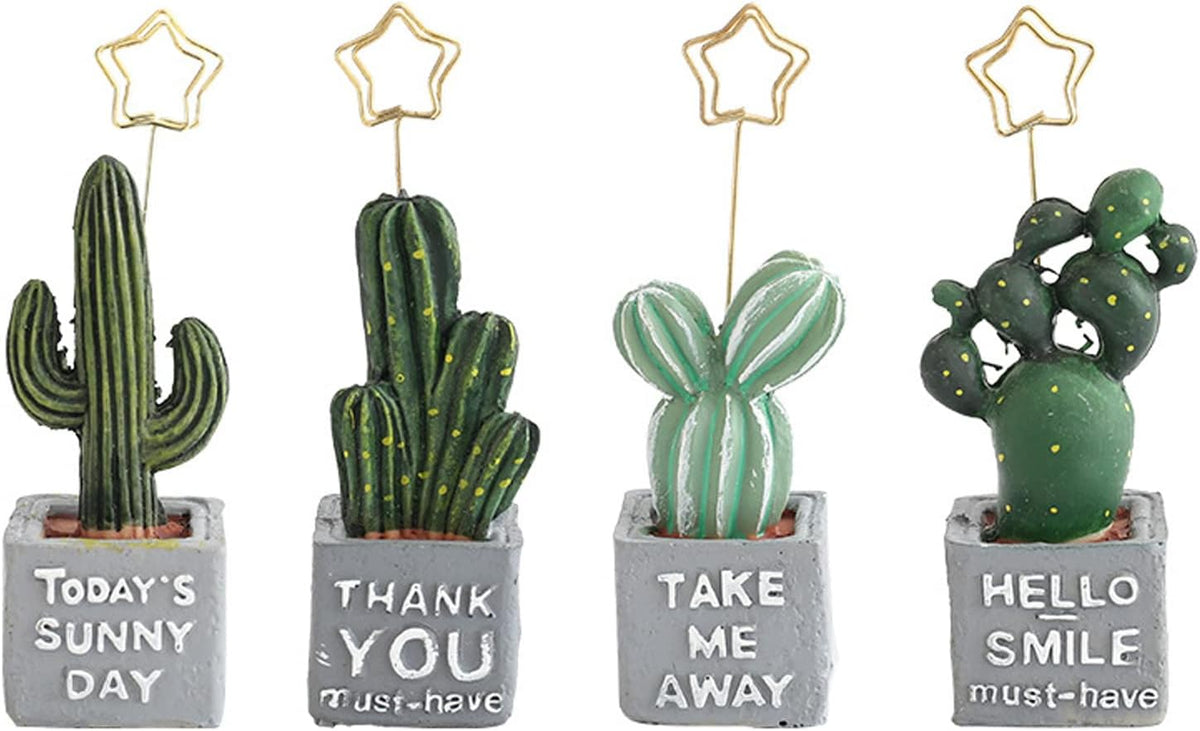 6 pcs Cute Flower Table Card Memo Holder Stand, Table Photo Display Clip Stand for Monmory Photo Picture Memo Cards Paper Note Postcards Wedding Number Card Display