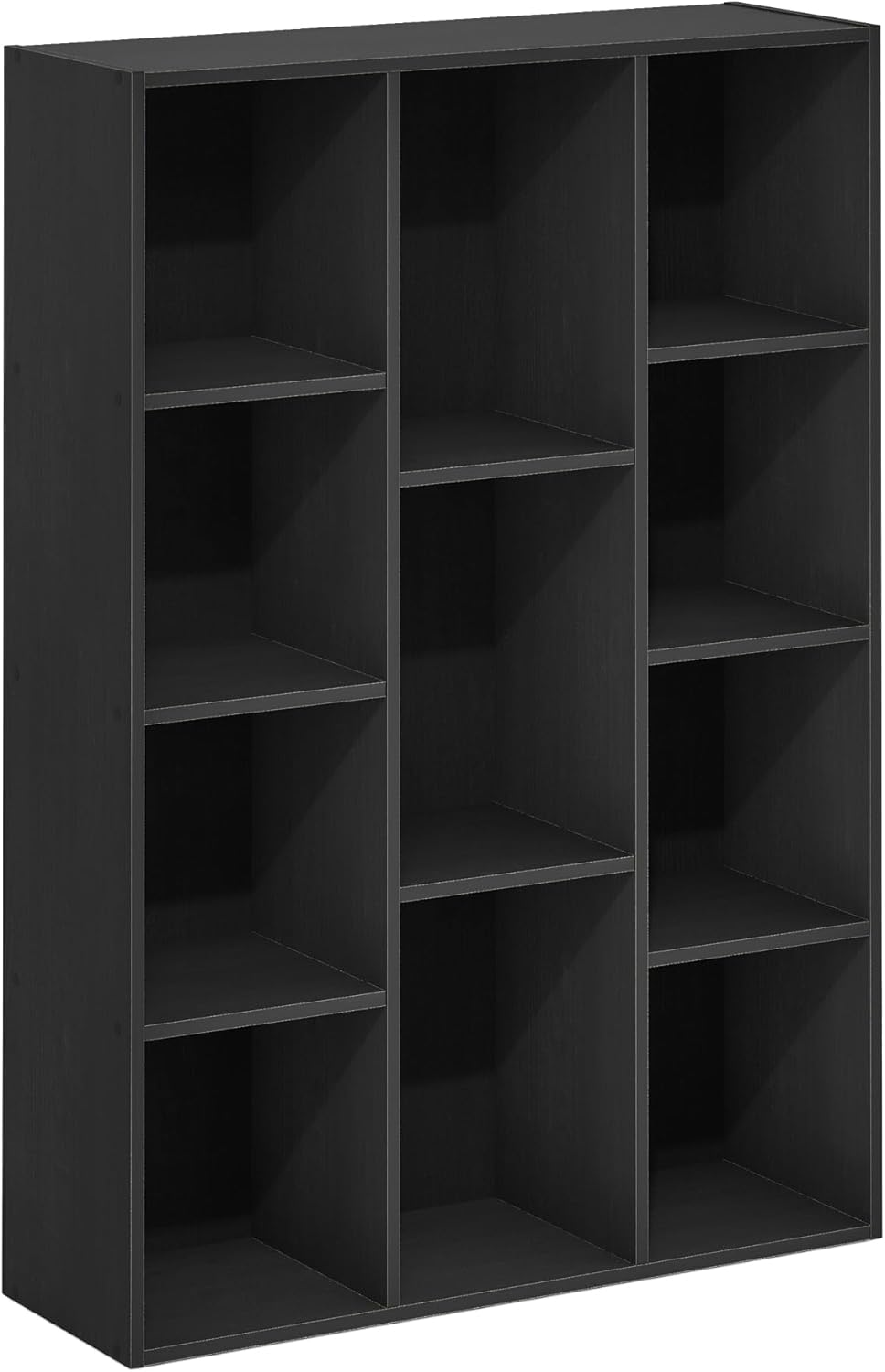 Furinno PASIR Book Shelf, 2-Tier Modern Bookshelf, Open Shelves Bookcase 9 x 12 x 21, Easy Assembly, for Living Room, Bedroom, Home Office, White