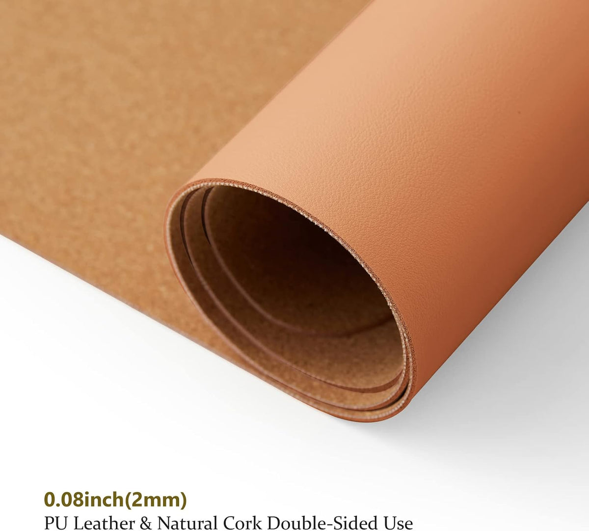 Large Cork Desk Mat - 47.2"x 17" Desk Pad for Office and Home - Ideal for Large Mouse Pad and Desk Mats on Top of Desks(Dark Green)