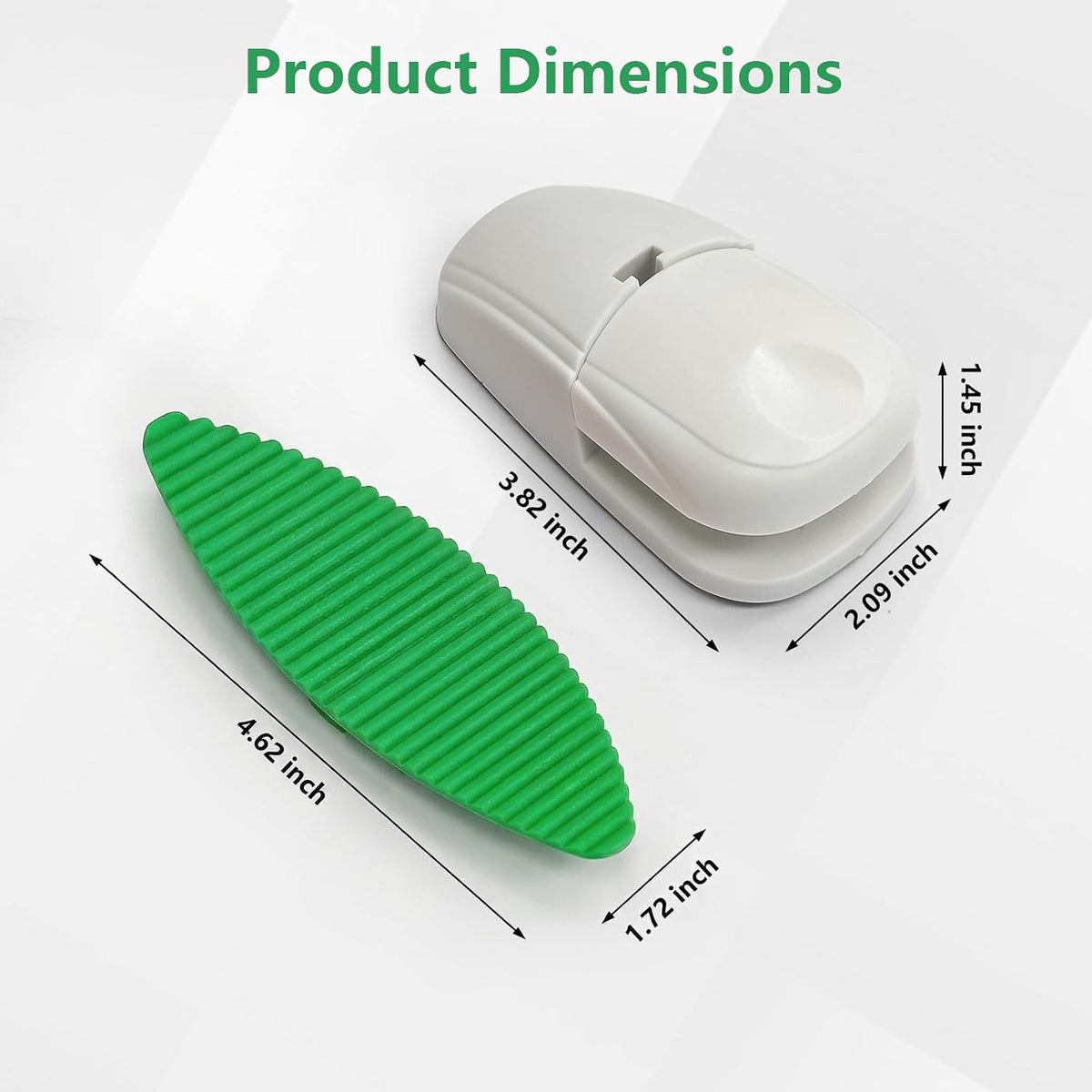 Paper Holder for Typing, White Typing Stand Document Holder with Weighted Base and Clip, Compact Paper Stand for Desk When Typing, Copy Holder for Notes, Forms and Office Work