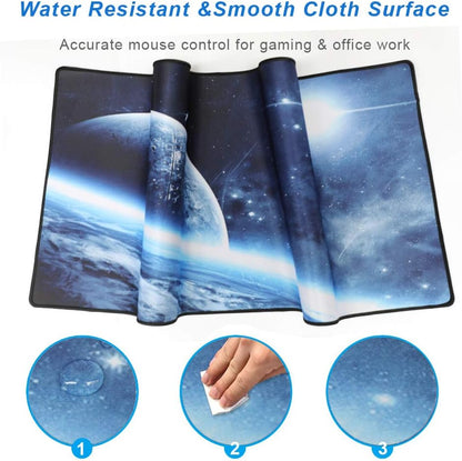 XXL Professional Large Mouse Pad & Computer Game Mouse Mat (35.4x15.7x0.1IN, Map) (90 * 40 Map)
