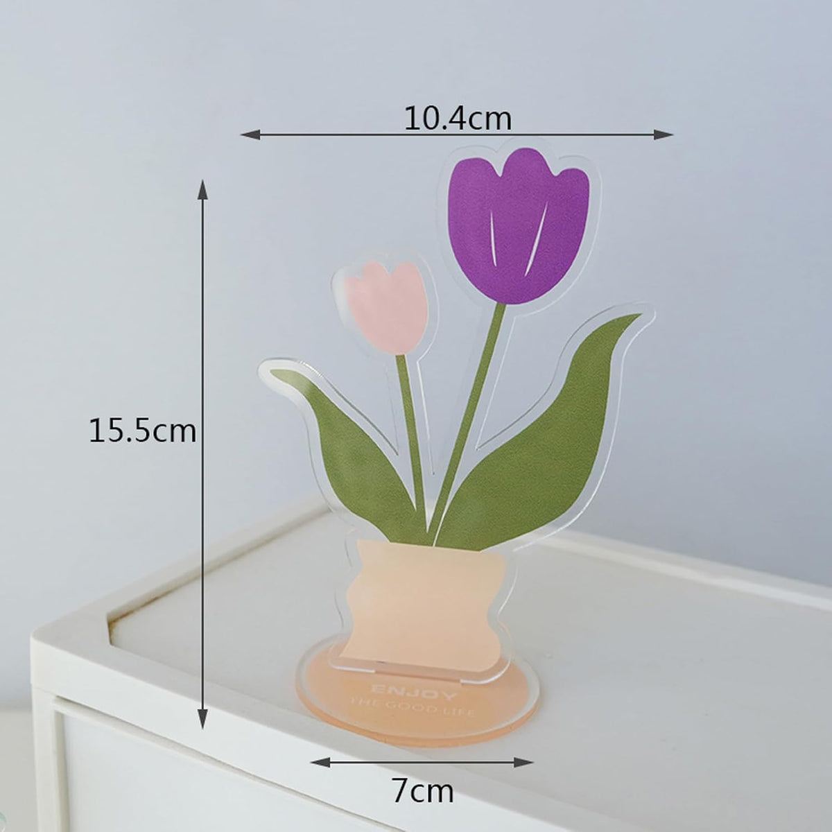 6 pcs Cute Flower Table Card Memo Holder Stand, Table Photo Display Clip Stand for Monmory Photo Picture Memo Cards Paper Note Postcards Wedding Number Card Display