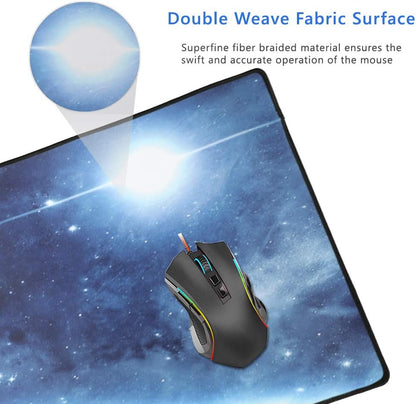 XXL Professional Large Mouse Pad & Computer Game Mouse Mat (35.4x15.7x0.1IN, Map) (90 * 40 Map)