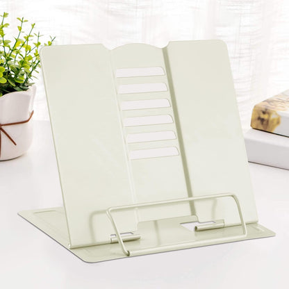 MSDADA Desk Book Stand Metal Reading Rest Book Holder Adjustable