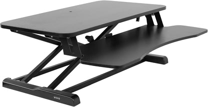 Black 32 in Standing Desk Converter, DESK-V000K