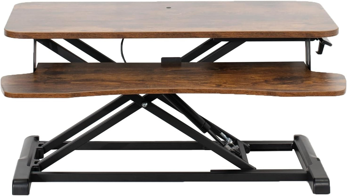 Black 32 in Standing Desk Converter, DESK-V000K