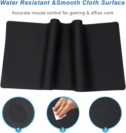 XXL Professional Large Mouse Pad & Computer Game Mouse Mat (35.4x15.7x0.1IN, Map) (90 * 40 Map)