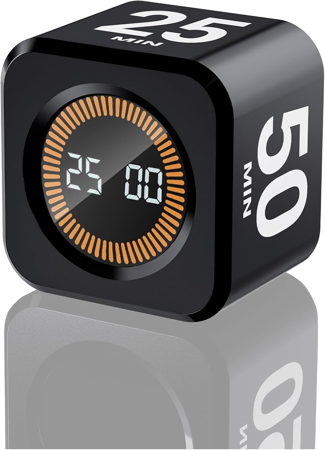 EooCoo Digital Timer College School Supplies, Gravity Pomodoro Cube Rotation, Countdown Productivity Kitchen Timer 5/10/30/60 Mins for Meeting, Back to School Gift, ADHD Tools, Office Desk Decoration