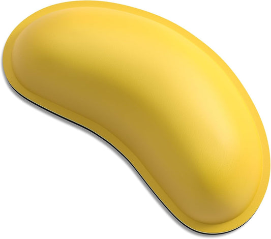 Mouse Wrist Rest, Ergonomic Memory Foam Mouse Wrist for Computer Desk Mats Support, PU Leather Hand Rest Pad Cushion for Gaming, Laptop, Men, Women, Pain Relief & Easy Typing, Black