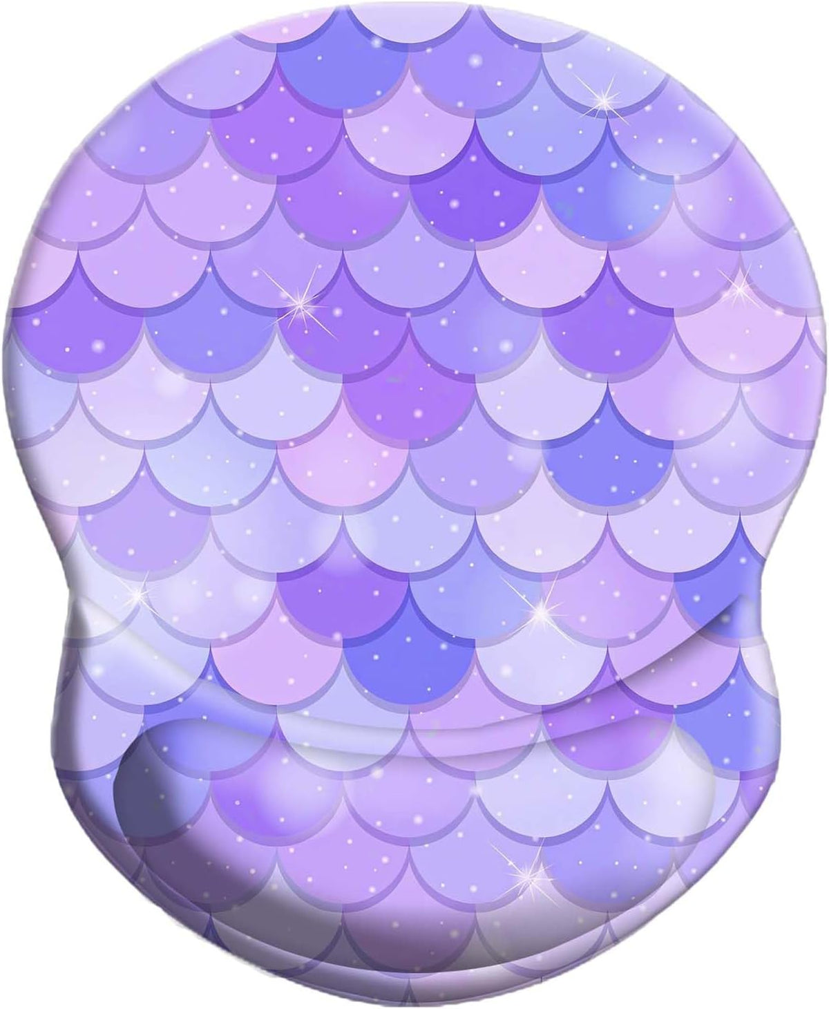 Wrist Support Mouse Pad Anti Slip Rubber Wrist Rest Mousepad 9in X 8in Small Desktop Notebook Mouse Mat for Working and Gaming (M-Pink Floral)