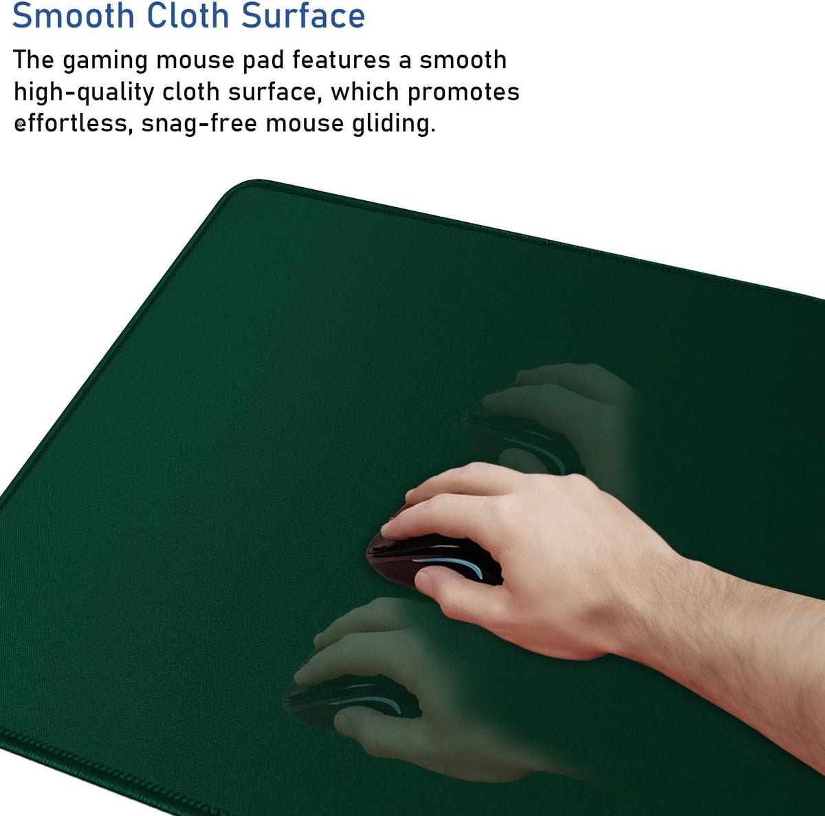 Large Extended Gaming Mouse Pad with Stitched Edges (31.5X15.7In) Mousepad