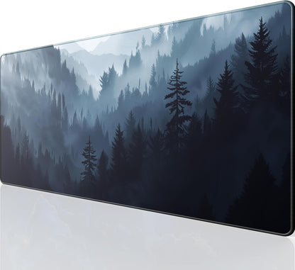 KTRIO Large Gaming Mouse Pad Desk Mat for Gamer, 31.5" x 11.8", Black, XL | Extended Size Design, Superior Micro-Weave Cloth, Non-Slip Rubber Base, Durable Stitched Edges, Water-Resistant Coating