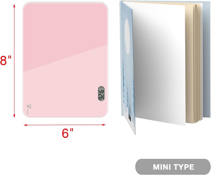 Small Glass Desktop Whiteboard Dry-Erase, Mini Pure Glass Whiteboard Stand