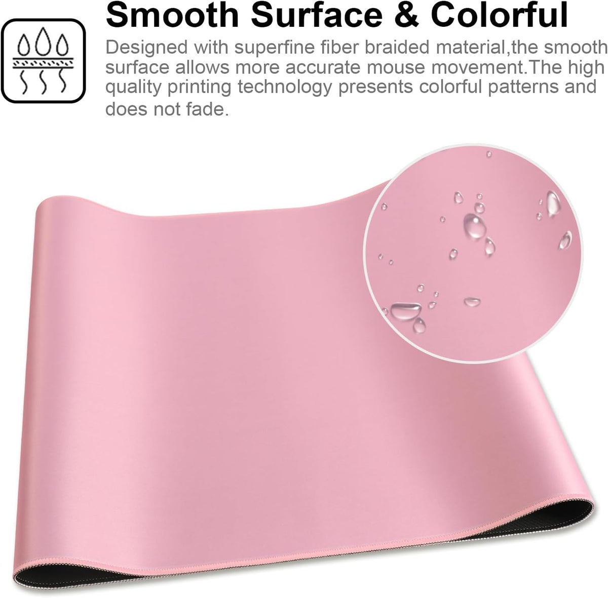 XXL Professional Large Mouse Pad & Computer Game Mouse Mat (35.4x15.7x0.1IN, Map) (90 * 40 Map)