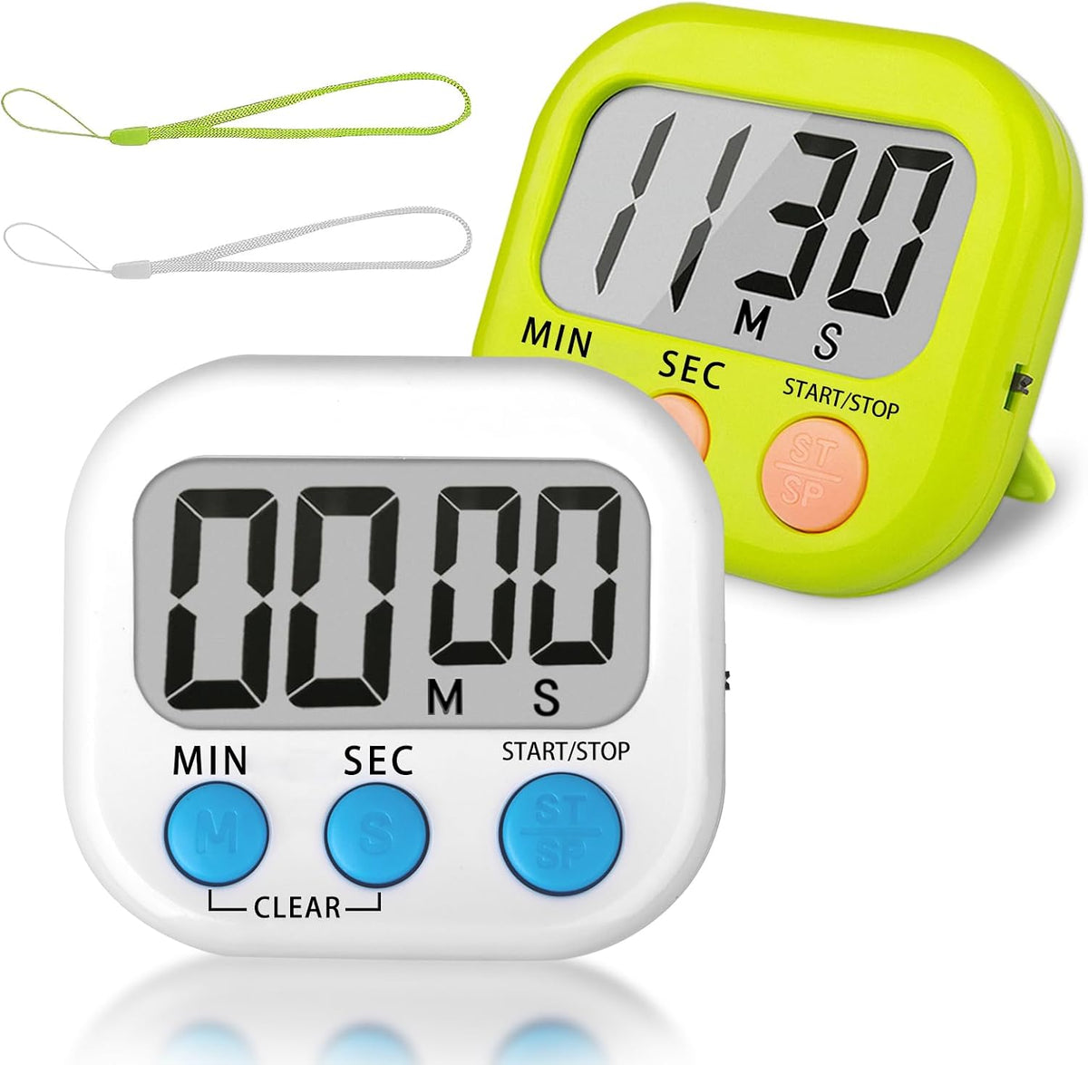 ZILLEEN Classroom Timer for Kids Teachers 2 Pack Digital Timers