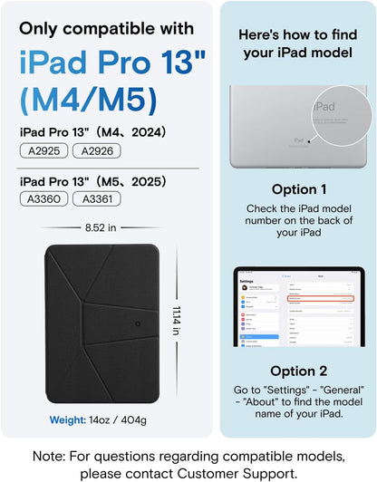 MOFT Dynamic Folio Tablet Stand for Desk Compatible with iPad mini A17 Pro 2024 & iPad mini 6th A15 2021, Slim Magnetic Tablet Holder Case with 20+ Viewing Angles, Beach White x Terracotta