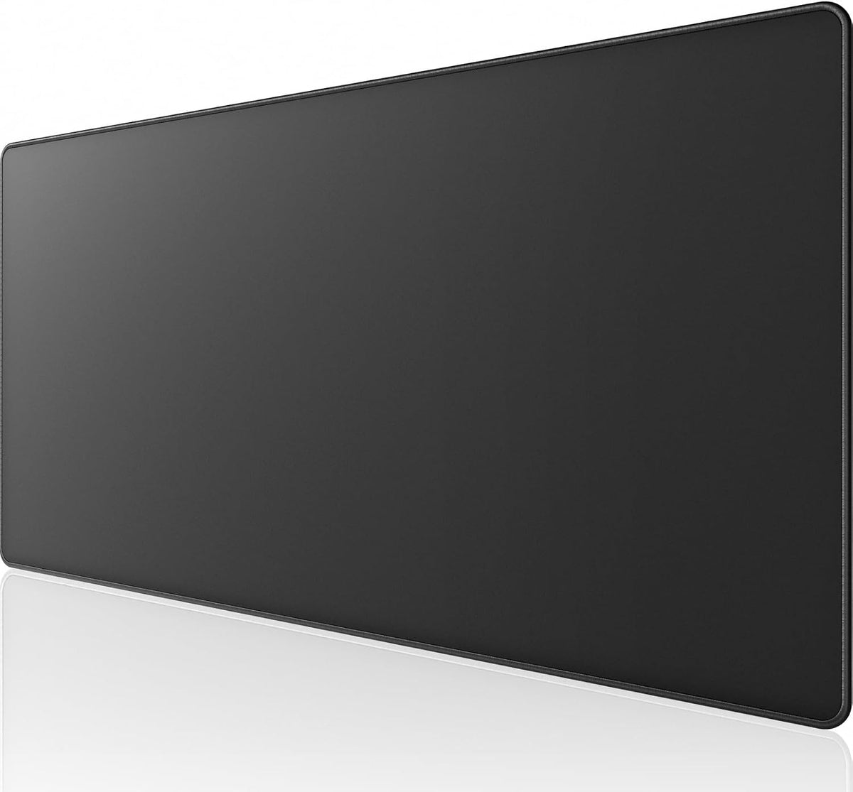 KTRIO Large Gaming Mouse Pad Desk Mat for Gamer, 31.5" x 11.8", Black, XL | Extended Size Design, Superior Micro-Weave Cloth, Non-Slip Rubber Base, Durable Stitched Edges, Water-Resistant Coating