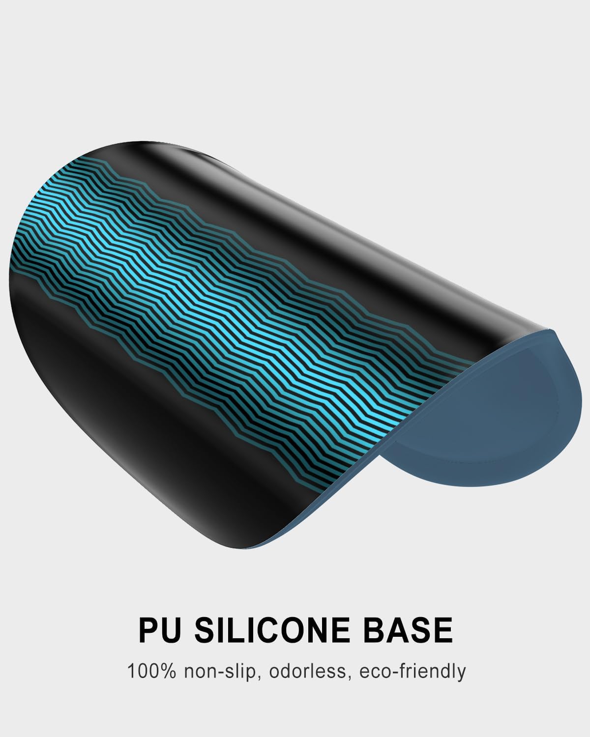 Ergonomic Mouse Pad with Wrist Rest, Comfortable Silicone Non-Slip Computer Pain Relief Gel Mouse Mat with Wrist Support for Gaming, Work, Office, Women & Men, Cute Pattern, Beige