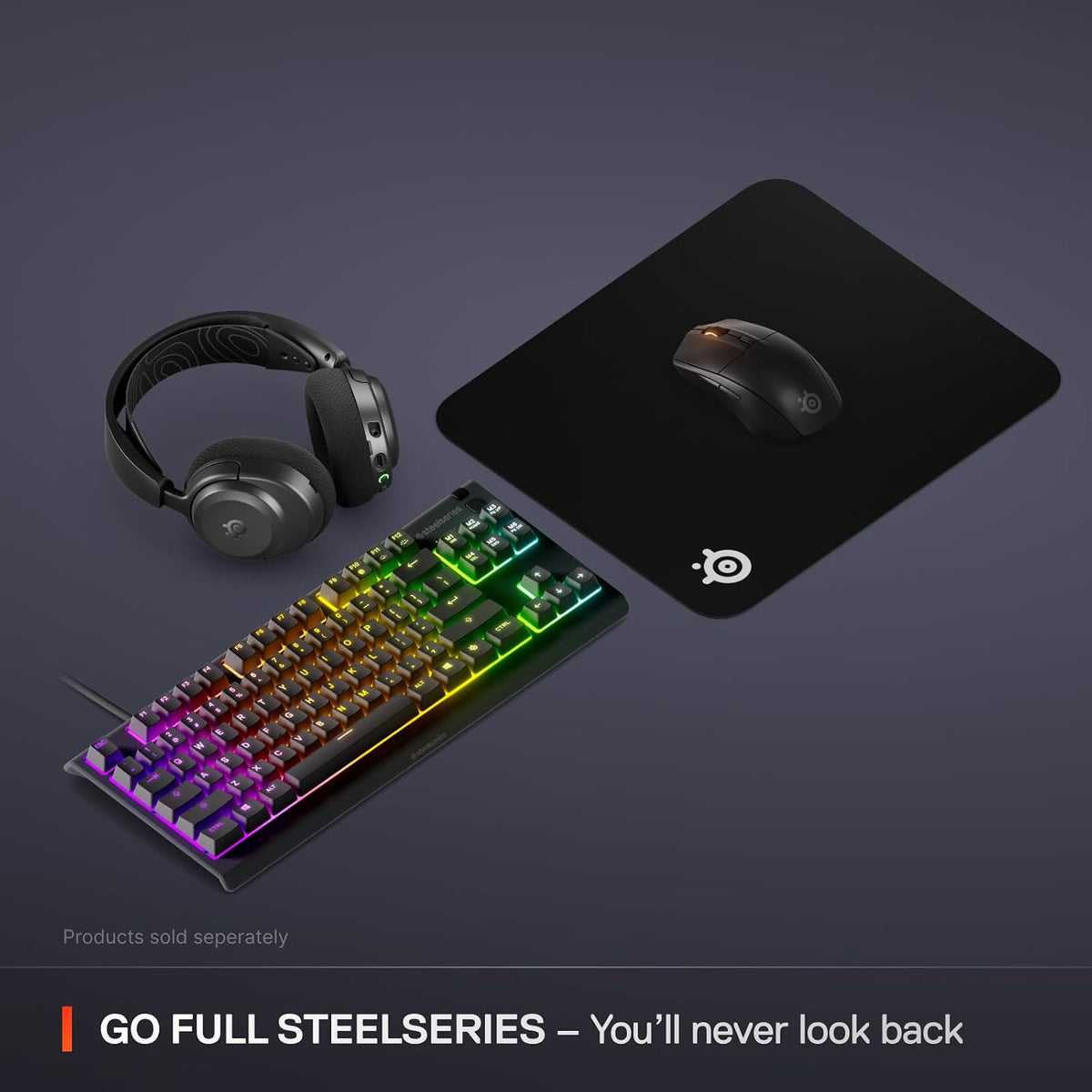 QcK Gaming Mouse Pad - XXL Cloth - Peak Tracking and Stability - Esports Mousepad - Never-Slip - Full Desk Coverage