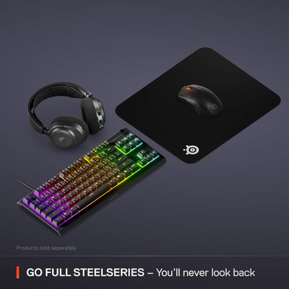 QcK Gaming Mouse Pad - XXL Cloth - Peak Tracking and Stability - Esports Mousepad - Never-Slip - Full Desk Coverage