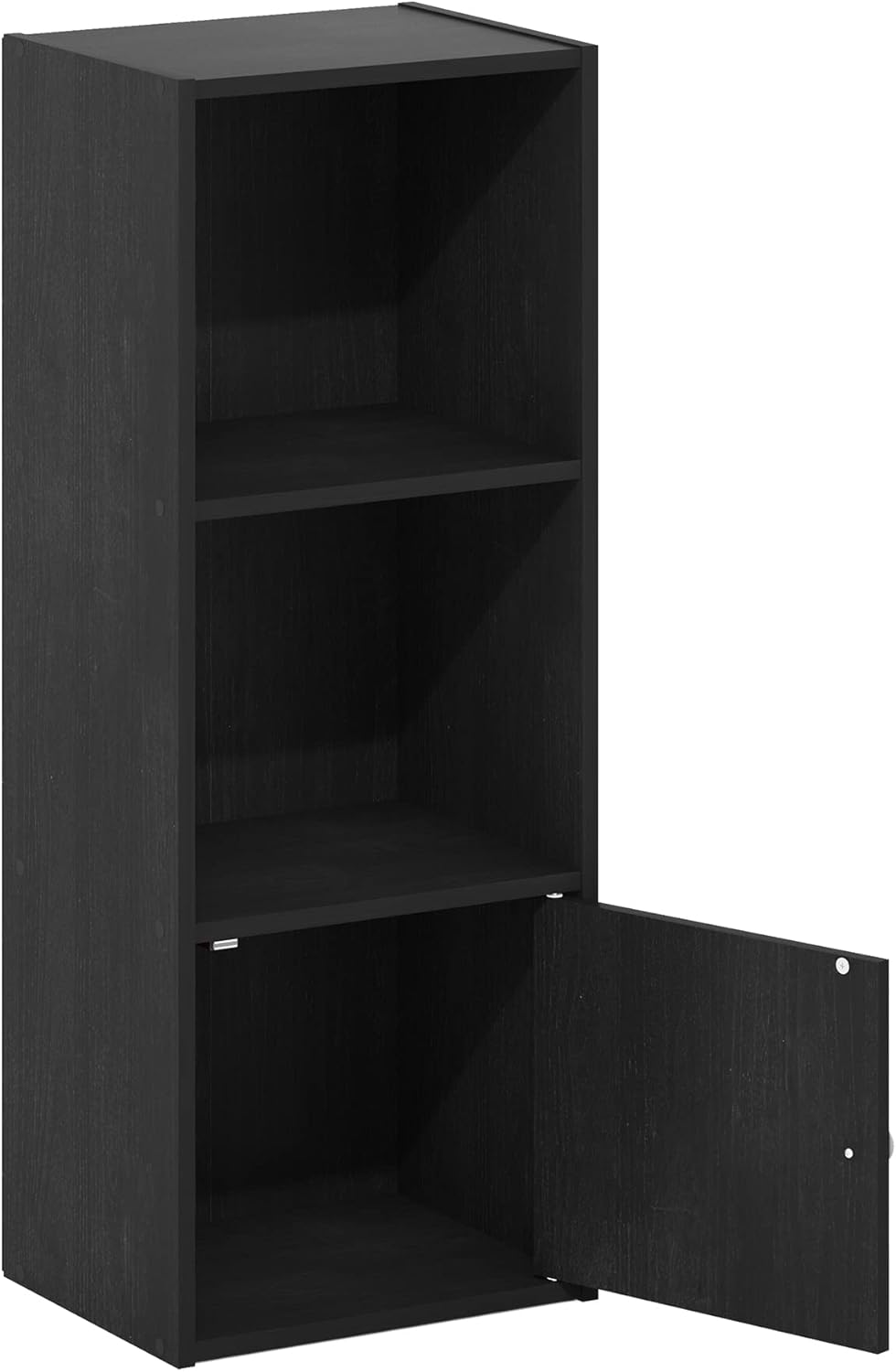 Furinno PASIR Book Shelf, 2-Tier Modern Bookshelf, Open Shelves Bookcase 9 x 12 x 21, Easy Assembly, for Living Room, Bedroom, Home Office, White