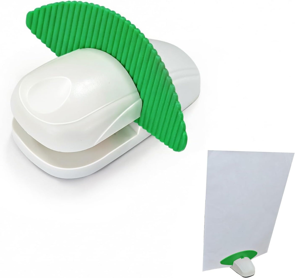 Paper Holder for Typing, White Typing Stand Document Holder with Weighted Base and Clip, Compact Paper Stand for Desk When Typing, Copy Holder for Notes, Forms and Office Work