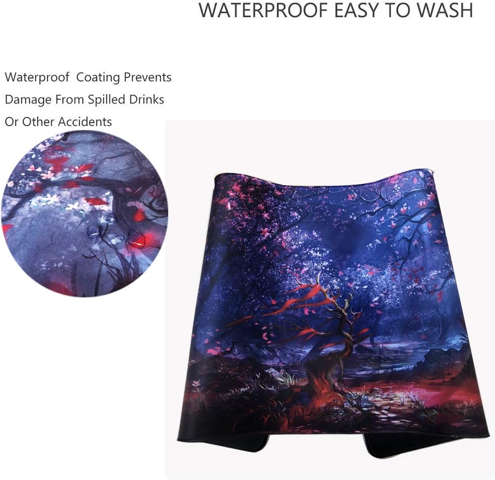 XXL Professional Large Mouse Pad & Computer Game Mouse Mat (35.4x15.7x0.1IN, Map) (90 * 40 Map)
