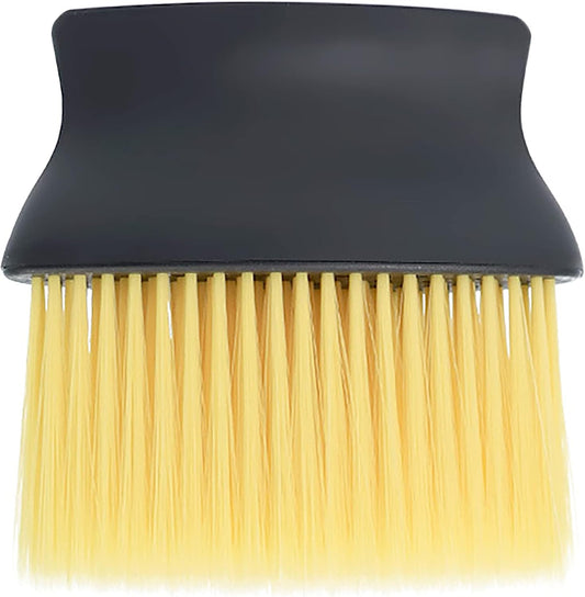 Car Interior Dust Brush, Ultra-Soft Scratch-Free Detailing Duster with High-Density Bristles, Ergonomic Dash Cleaning Tool for Air Vents, Center Console, Leather Seats & Keyboards (Yellow)
