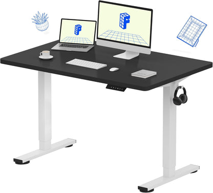EN1 48"x24" One-Piece Standing Desk, White