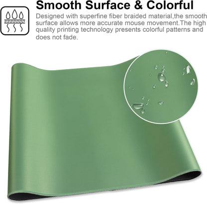 XXL Professional Large Mouse Pad & Computer Game Mouse Mat (35.4x15.7x0.1IN, Map) (90 * 40 Map)