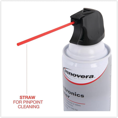 Innovera IVR10012 10 oz. Compressed Air Duster Cleaner (2/Pack)